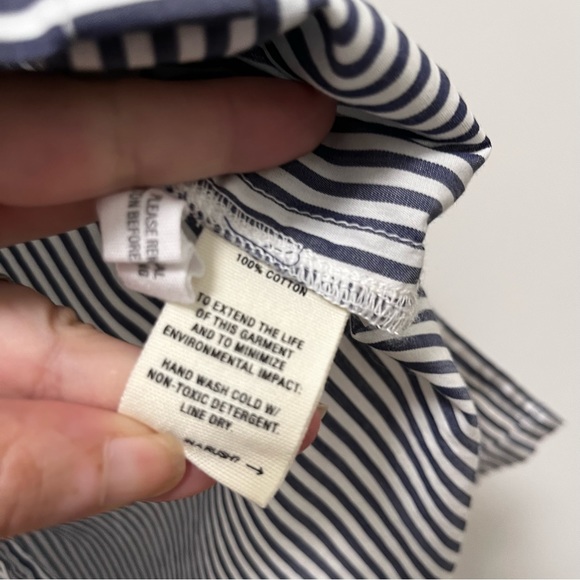 Alex Mill Blue Striped Midi Dress - Picture 10 of 12